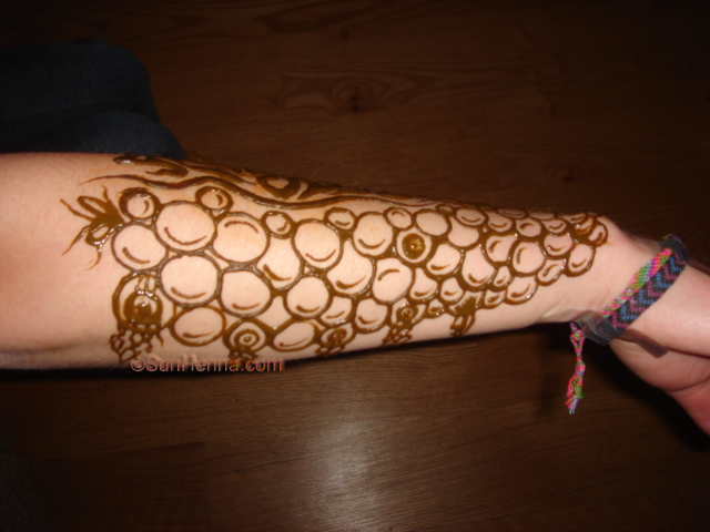 Tribal full arms henna
